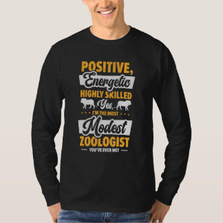 Zoologist Zookeeping Wildlife Zoology Zoo Employee T-Shirt