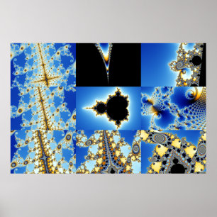 Zoom03 Zusammengesetzt 8 +Box Blau Poster