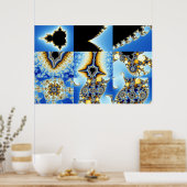 Zoom04 Zusammengesetzt 8 +Box Blau Poster (Küche)