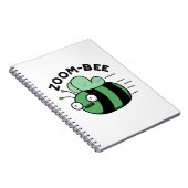 Zoom-bee Funny Halloween Zombie Bee Pun Notizblock (Rechte Seite)