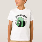 Zoom-bee Funny Halloween Zombie Bee Pun T-Shirt (Vorderseite)
