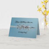 ZOOM BIRTHDAY CARD KARTE (Gelbe Blume)