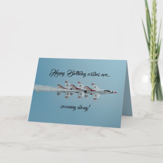 ZOOM BIRTHDAY CARD KARTE (Vorderseite)