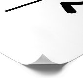 Zoom-cchini Funny Zucchini Pun Poster (Ecke)