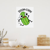 Zoom-cchini Funny Zucchini Pun Poster (Küche)