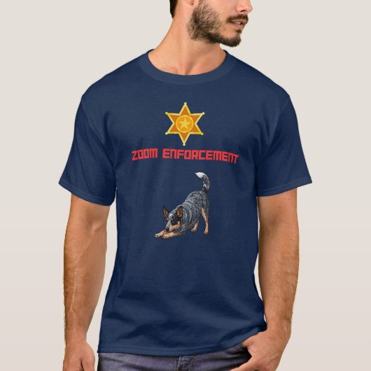 Zoom Durchsetzungs Cattle Dog Shirt (Vorderseite)