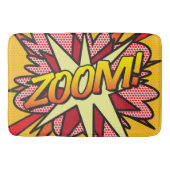 ZOOM Fun Retro Comic Pop Badematte (Vorderseite)