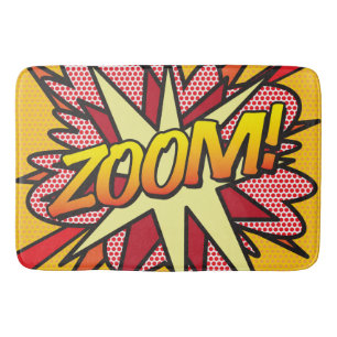 ZOOM Fun Retro Comic Pop Badematte