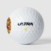 ZOOM Funny Colorful Modern Typografy Golfball (Logo)