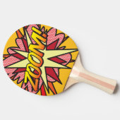ZOOM Funny Comic Book Smack Talk Cool modern Tischtennis Schläger (Seitenansicht)