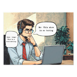 Zoom Gloom Mauer Kunst Fotodruck