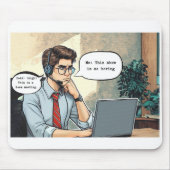 'Zoom Gloom' Maus-Pad Mousepad (Vorne)