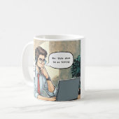 'Zoom Gloom'-Tasse Kaffeetasse (Vorderseite Links)