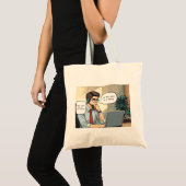 'Zoom Gloom' Tote Bag Tragetasche (Vorderseite (Produkt))