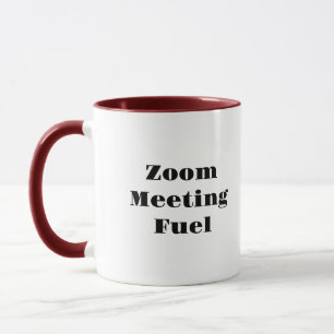Zoom Meeting Fuze zwei Töne Kaffee Tasse