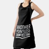 Zoom meetings inspirational funny gifts schürze (InSitu)