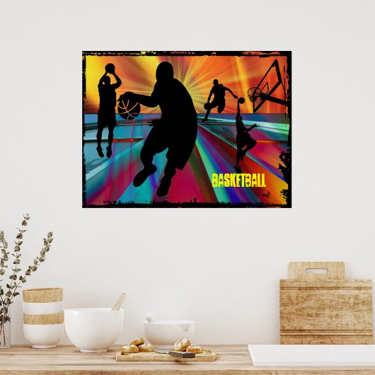 Zoom-Perspektive vor dem Spiel Poster (Küche)