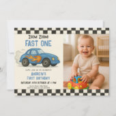 Zoom Schnell einen Geburtstag Einladung (Vorderseite)