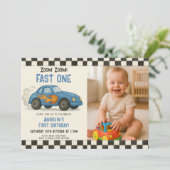 Zoom Schnell einen Geburtstag Einladung (Stehend Vorderseite)