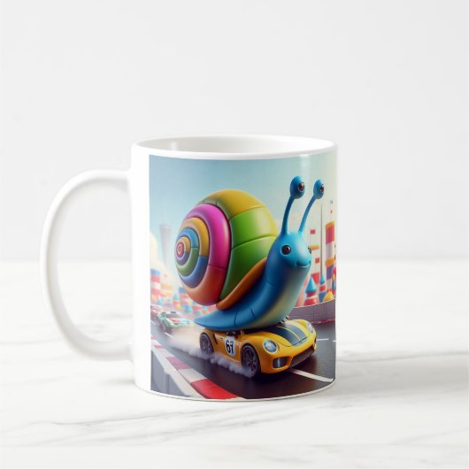 Zoom Snail Tasse - bei der Geschwindigkeit langsam (Links)