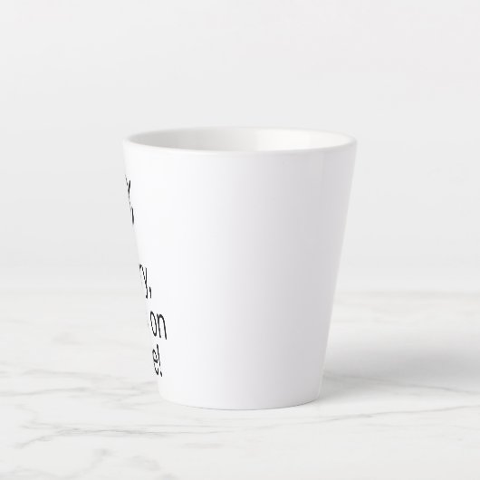 Zoom/Teams Sorry, dass ich bei einem Videoanruf wa Milchtasse (Vorderseite)