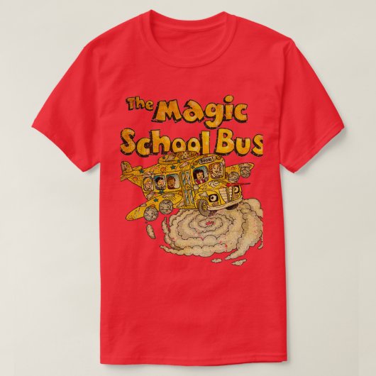 ZOOM THE MAGIC SCHOOL BUS RETRO T-Shirt (Design vorne)