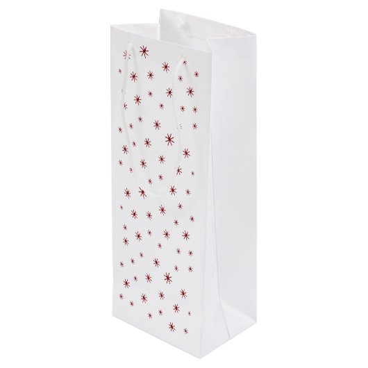 Zoom Treffen Wein Tipp Funny Geschenktüte Für Weinflaschen (Rückseite Schrägansicht)