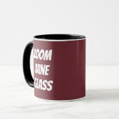 Zoom-Weinglas Tasse (Vorderseite Links)