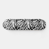 zoom_zebra_print, zoom_zebra_print, zoom_zebra_… skateboard (Horizontal)
