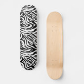 zoom_zebra_print, zoom_zebra_print, zoom_zebra_… skateboard (Vorderseite)