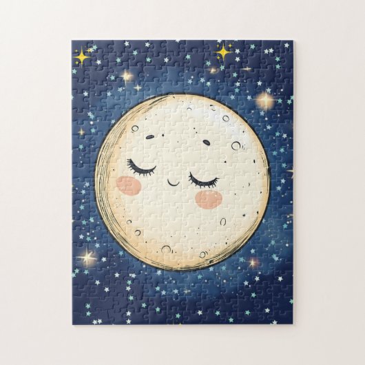 Zoom zum Mond Puzzle (Vertikal)