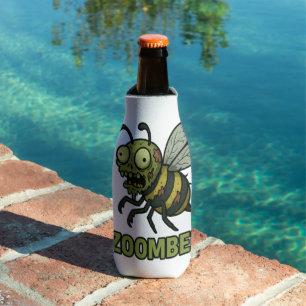 Zoombee - Funny Zombie Bee Cartoon Design Flaschenkühler