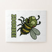 Zoombee - Funny Zombie Bee Cartoon Design Puzzle (Horizontal)