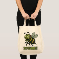 Zoombee - Funny Zombie Bee Cartoon Design