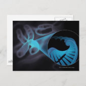 Zoomen eines DNA-Strangs in einem Chromosom Postkarte (Vorne/Hinten)