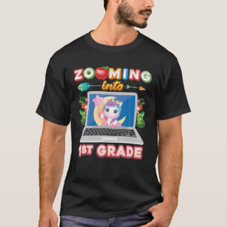 Zoomen in das erste virtuelle Einhornkid B T-Shirt