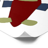 Zoomen Sie das Flugzeug-Poster/Banner heran Poster (Ecke)