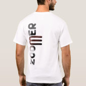 ZOOMER Back Print T - Shirt Trend Abstrakt Power (Rückseite)