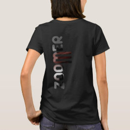 ZOOMER Back Print T - Shirt Trend Abstrakt Power