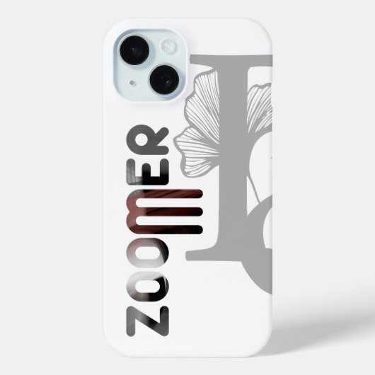 ZOOMER iPhone Fälle Trend Abstrakt Black Powdery Case-Mate iPhone Hülle (Rückseite)