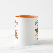 Zoomie Dog Flying Hot Dog Cartoon - Fun Retro Tasse (Zentrum)