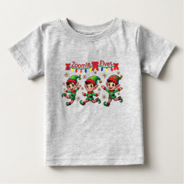 Zoomie Elves Weihnachten Baby T-shirt
