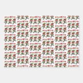 Zoomie Elves Weihnachten Geschenkpapier Set (Vorderseite 2)