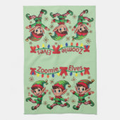 Zoomie Elves Weihnachten Geschirrtuch (Vertikal)