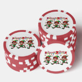 Zoomie Elves Weihnachten Pokerchips (Stapel)