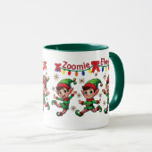 Zoomie Elves Weihnachten Tasse (VorderseiteRechts)