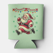 Zoomie Santa Christmas Dosenkühler (Vorderseite)