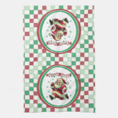 Zoomie Santa Christmas Geschirrtuch (Vertikal)