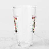 Zoomie Santa Christmas Glas (Links)