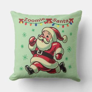 Zoomie Santa Christmas Kissen